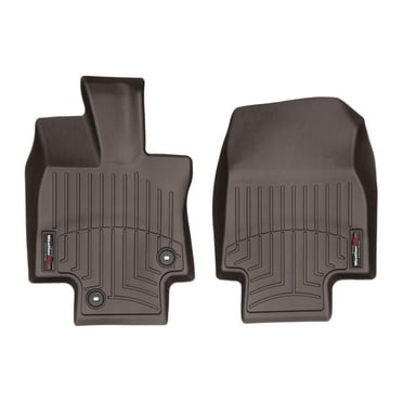 WeatherTech Custom Fit FloorLiners compatible with Toyota Highlander Hybrid, Highlander - 1st Row (Driver & Passenger), Cocoa