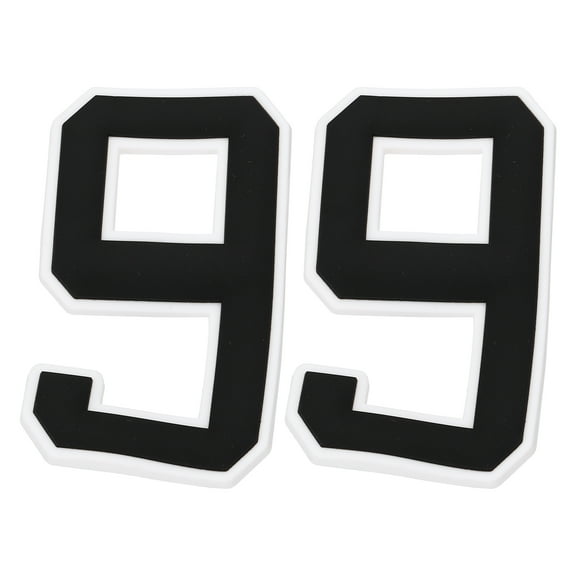 2pcs Number Charm for Bag, Number Charm Insert Decorative Accessory Bag Charm Compatible All Model for Rubber Handbag Beach Tote Bag DIY, 9