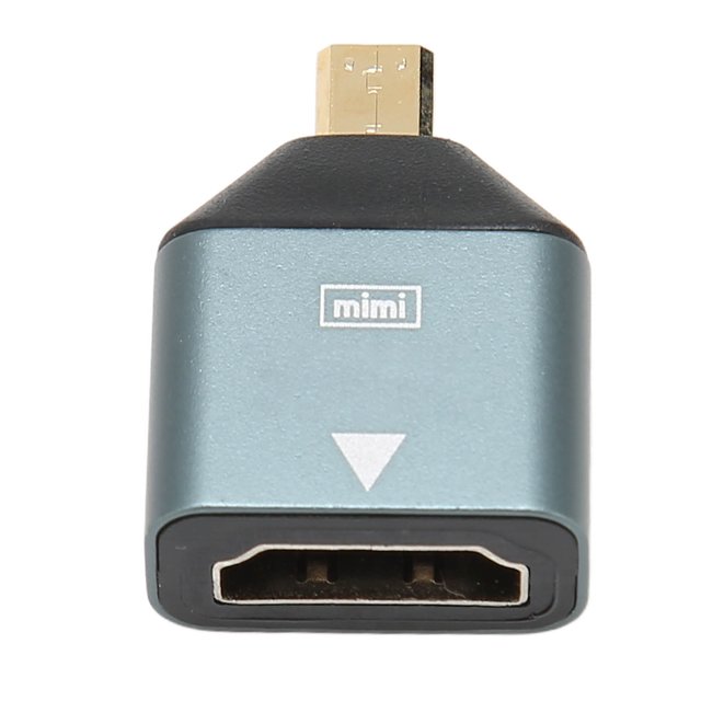 Convertidor Micro HD A HD, Adaptador HD A Micro HD Aleación De Aluminio Compatible Con 4K Para Escritorio