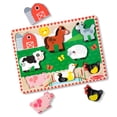 thumbnail image 3 of Puzle grueso de madera Melissa & Doug Farm Animals, 8 piezas y 2, 3 of 4