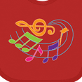 thumbnail image 4 of Inktastic Music Notes Musical Boys or Girls Baby Bib, 4 of 4