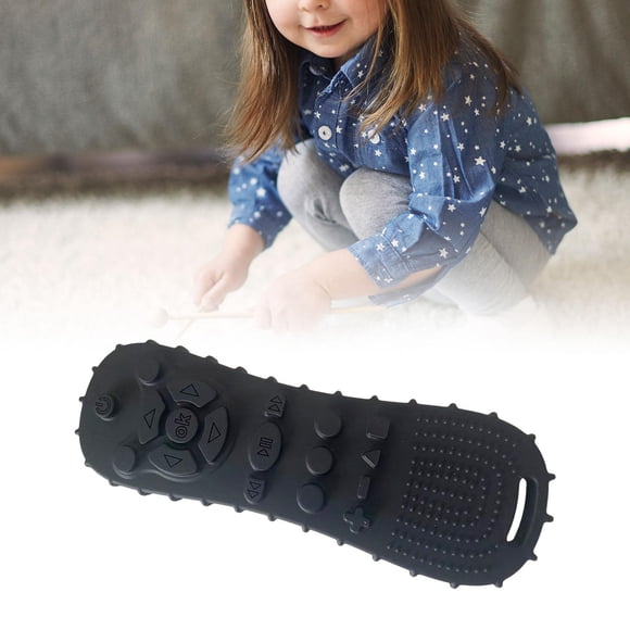 Juguetes para la Dentición Del Bebé Hugo Sensorial Educativo Temprano Negro Puro