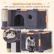 thumbnail image 4 of Árbol para Gatos Taoqimiao MS026LG 180 cm con 8 Postes para Rascar de Sisal, 4 of 9