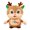 Christmas deer, variant on PatungKu Christmas Plush Doll Christmas Stuffe Toy Table Ornament Christmas Reindeer Plush Toy Gift for Women Girls