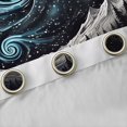 thumbnail image 4 of Homewish Natural Scenery Curtains Pack of 2 (42x84 Each),Starry Sky Curtains Blackout,Blue Black Bedroom Curtains For Girls,Ultra Soft Home Decor, 4 of 6