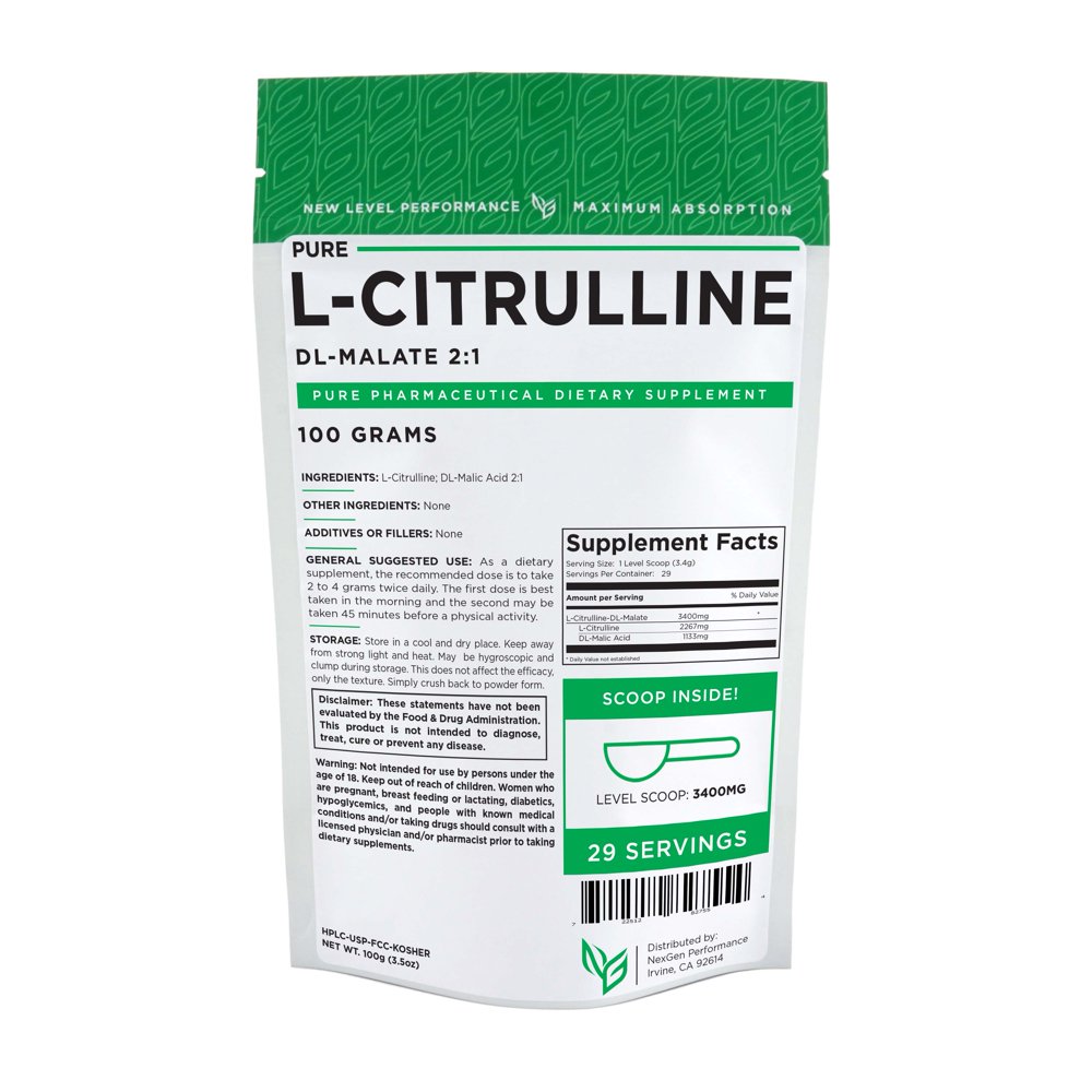 LCitrulline DLMalate 21 Powder Speed Up Workout Recovery