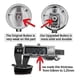 thumbnail image 4 of For 3-series E90 E91 Lci X1 E84 E88 E82 Front Headlight Switch Rotation Button 9169405 61319169405, 4 of 5
