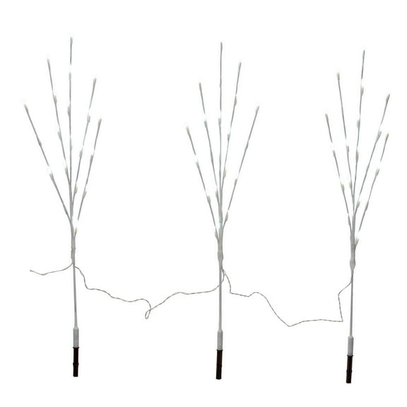 60Lt 3Pc 36" LED PureWht WA Ww Stake Lts