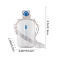 thumbnail image 3 of Horivan Sports Water Bottle with Straw Lid Insulated Plastic Cup for Hot Cold Drinks Leakproof Travel Tumbler for Gym Hiking Summer Outdoor Activities BPA Free Quick Cooling Reusable Bottle, 3 of 6
