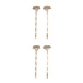 thumbnail image 4 of Palillos de pelo Vintage Jumpingount Bronce antiguo 2piezas, 4 of 6