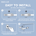 thumbnail image 3 of Jool Baby Multi-Use Safety Strap Lock, Child Safety Locks for Baby Proofing, White, 4 Pack, 3 of 5