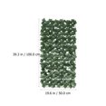 thumbnail image 1 of 1Pc Leaf Fence Simulation Artificial Protective Leaf Fence Panel Privacy Leaf Fence Leaf Hedge for Balcony, 1 of 6