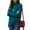 Bm-07 Peacock Blue, variant on Anygrew Women Pullover Sweater Long Sleeve Casual Sweaters for Women Turtleneck Knit Jumper