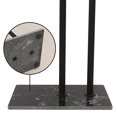 thumbnail image 4 of Perchero de mármol y metal moderno para colgar ropa soporte para recámara perchero de pie resistente no empotrado color negro, 4 of 8