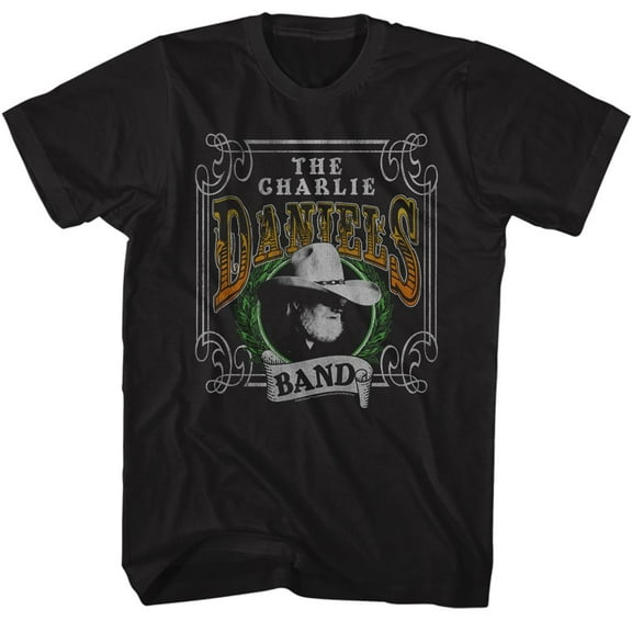 Charlie Daniels Band Yucca Leaves Black T-Shirt