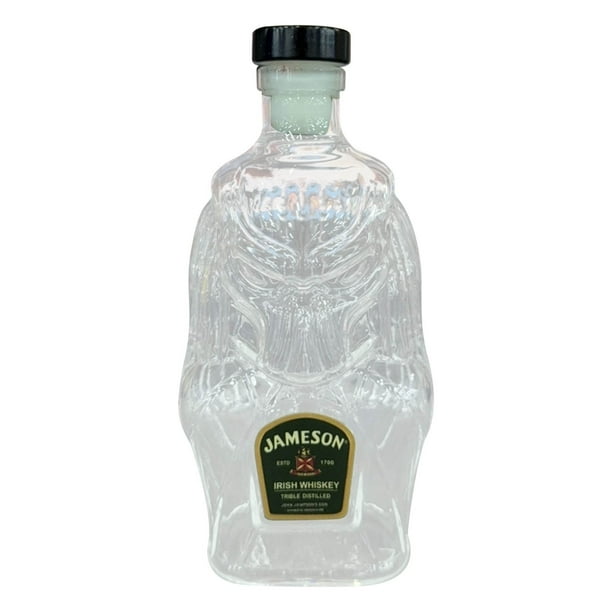 Pisexur Batería de cocina Juego de decantador de whisky, botella de whisky transparente única, ideal para los amantes del whisky. para la cocina del hogar