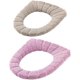 thumbnail image 1 of Toilet Seat Cover Set of 2 Bathroom Washable Toilet Seat Cover Pumpkin Shape Warmer Toilet Seat Covers(Pink, Beige), 1 of 4