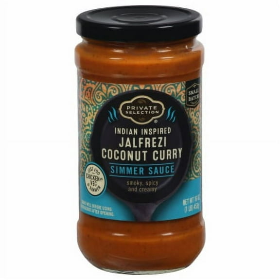 Private Selection Indian Inspired Jalfrezi Coconut Curry Simmer Sauce