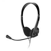 Xtech Americas Wired Headset with Microphone, 3. 5mm Plug, Adjustable Microphone boom, On-Ear design, Lightweight