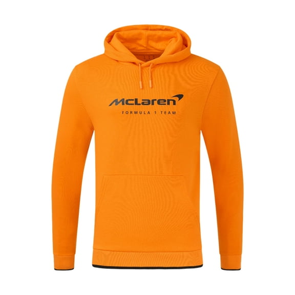 McLaren F1 Core Essentials Logo Hoodie - Papaya/Green/Pink/Black
