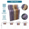 thumbnail image 6 of Farmhouse Purple Brown Table Runner - 90 Inch Long Vintage Wooden Striped Cotton and Linen Blended Dress Scarves Farmhouse Table Runner for Kitchen Dining, Coffee Table, 13" x 90", 6 of 8