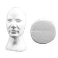 thumbnail image 3 of Male Mannequin Head DIY Props Headwear Display Mold Foam Head Model Hat Holder, 3 of 9