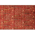 thumbnail image 1 of Ahgly Company Indoor Rectangle Oriental Orange Industrial Area Rugs, 3' x 5', 1 of 4