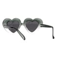 thumbnail image 3 of Toddlers & Little Girls Sunglasses Oversized Heart Shape Ombré Grey Kids UV400, 3 of 4