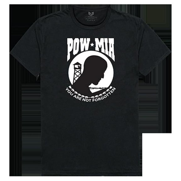 POW MIA Relaxed Graphic Tee - Black - Medium