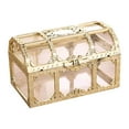 thumbnail image 6 of Limei Jewelry Organizer Keepsake Vintage Transparent Kids Treasure Chest Storage Box Decorative Gem, 6 of 7