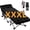 XXL Black with 2 Sided Cushion, variant on Slsy Extra Heavy Duty XXXL Camping Cot,Folding with Mattress,1200D Oxford Portable Cot Bed with Carry Bag for Camping, Hiking, Travel, Guest,Supports 900 lbs