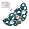 thumbnail image 3 of Yiaed Sweet Dream Lamb Print Christmas Tree Skirt , Tree SkirtsTree Mat for Christmas Winter Holiday Indoor Decorations-48", 3 of 7