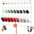 thumbnail image 3 of S SERENABLE Thread Holder Wall Mounted Portable Stable Spool Holder for Tailors Quilting White, 3 of 8