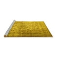 thumbnail image 2 of Ahgly Company Machine Washable Indoor Round Persian Yellow Traditional Area Rugs, 7' Round, 2 of 4