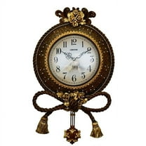 Three Star Import & Export ZP903 25 x 16 in. Wall Clock with Ropes & Tassels