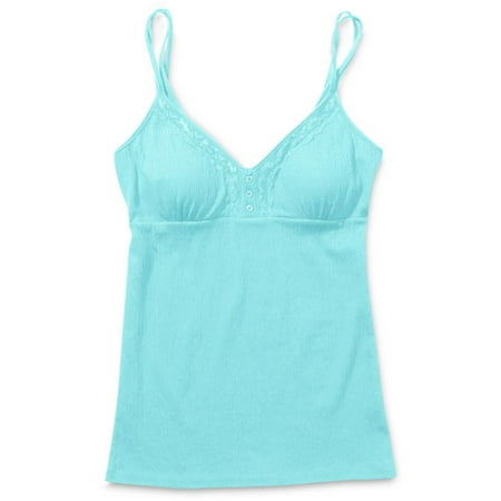 Juniors Twin-Strap Pucker Cami