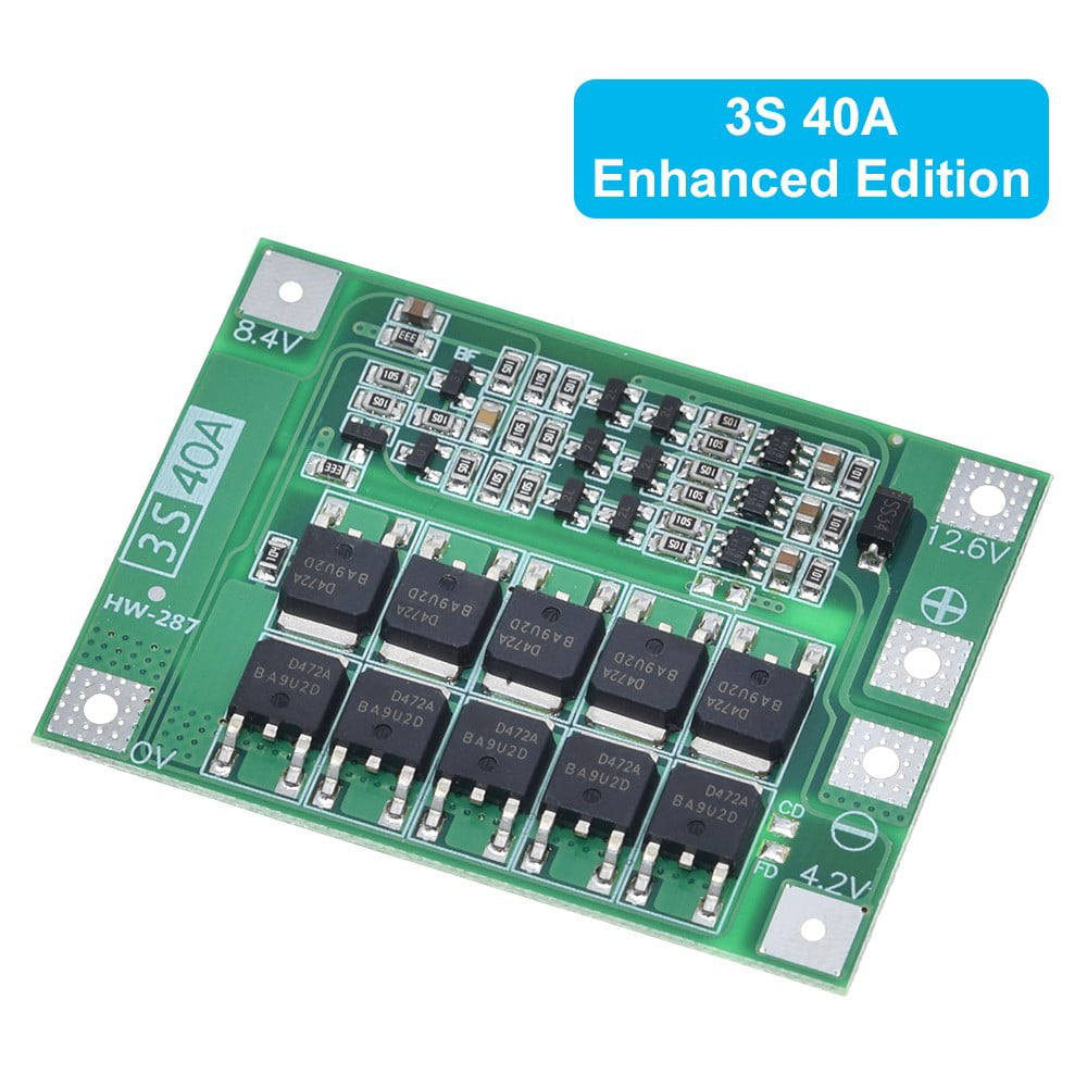 Current 20A Charging Voltage 12.6V Battery or Charger  Protection Board 3 String 