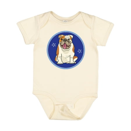 

Inktastic Bulldog Dog Funny Puppy Gift Baby Boy or Baby Girl Bodysuit