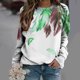 thumbnail image 2 of Camisas informales de manga larga para mujer, sudadera de cuello redondo con estampado de rombos geométricos, jersey de cuello redondo, Tops tipo túnica holgados Fridja  czfsfas431, 2 of 6