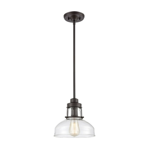 Elk Home 9-Inch Wide Manhattan Boutique Pendant, Oil Rubbed Bronze