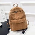thumbnail image 5 of Zhuge Women Vintage Rucksack Corduroy Backpack School Bag Casual Computer School Travel Handbag Rucksack, 5 of 5