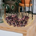 thumbnail image 4 of Frutero de alambre, frutero de escritorio, diseño hueco, cesta para guardar aperitivos., 4 of 8
