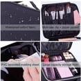 thumbnail image 2 of Makeup Bag Partition Organizer Large Capacity Travel Cosmetic Storage Bag, 2 of 5