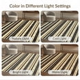thumbnail image 7 of ODIKA 8'x10' Washable Area Rug Durable, Non-Slip Striped Horizontal Pinstripe Weathered Details Doormat Symmetrical for Living Room, Under Sectional, Family, 7 of 7