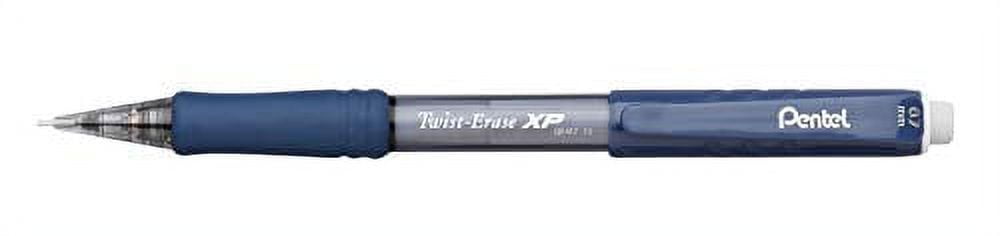 Pentel Twist Erase EXPRESS Automatic Pencil, 0.7mm Lead Size, Blue Barrel, Box of 12 (QE417C)