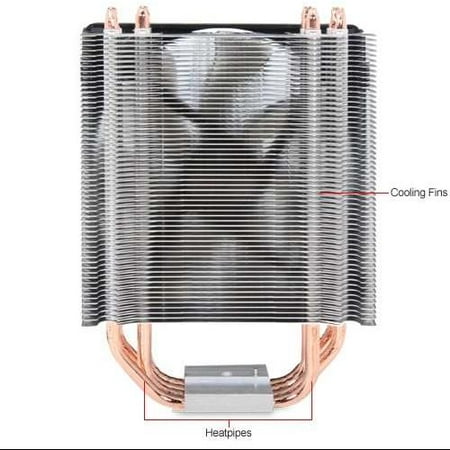 Cooler Master - Hyper 212 EVO Universal CPU Cooler - 120mm Fan With PWM, LGA 1366, 1156, 1155, 775, FM1, AM3+, AM3, AM2+