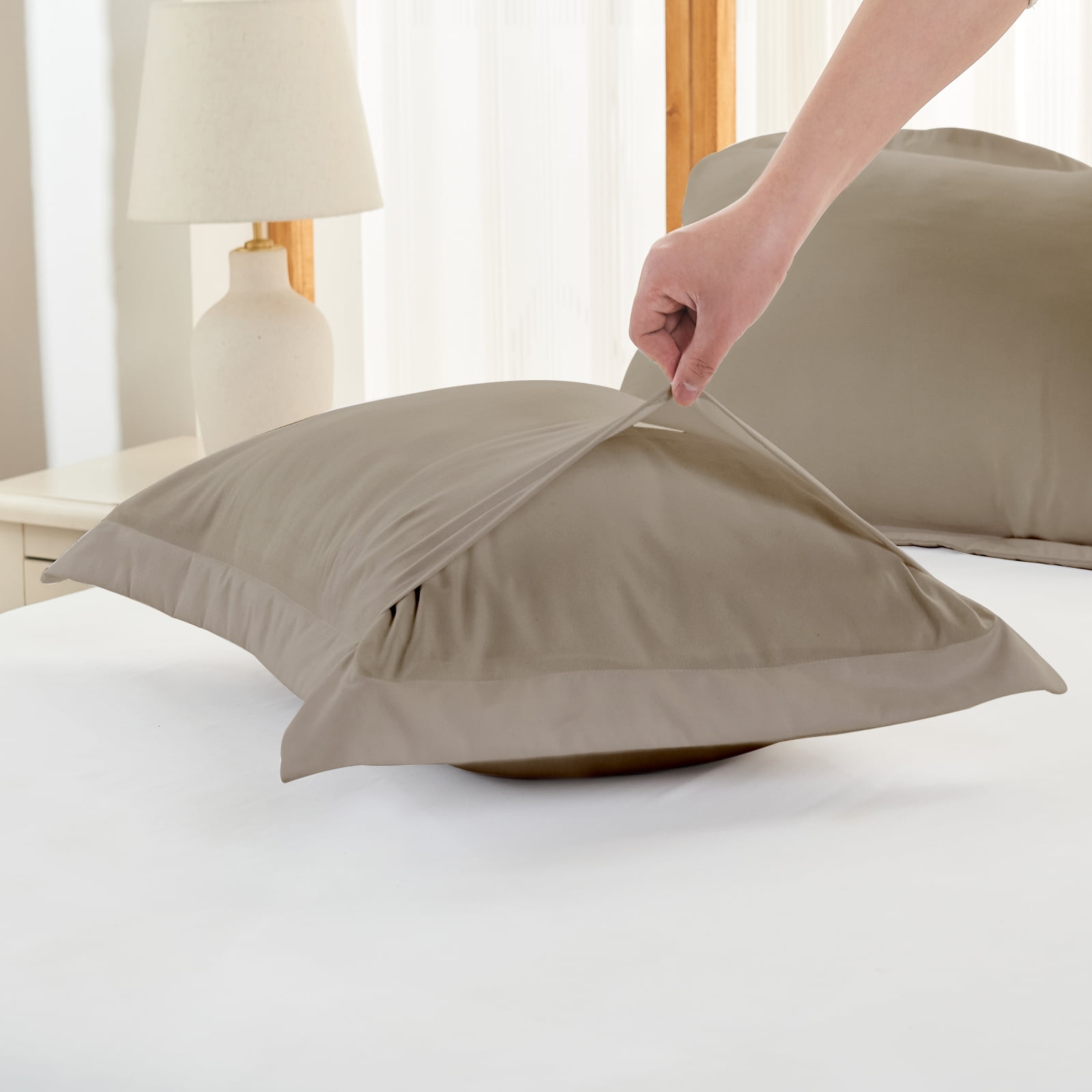 Hitime Ultra Soft Queen Size Comforter Set 3 Pieces Gentle Down Alternative Bedding 1 Lightweight Comforter and 2 Pillowcases