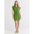 thumbnail image 2 of Time and Tru Women's Utility Shirt Dress, Sizes XS-XXXL, 2 of 6