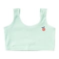 thumbnail image 2 of ATOGUTA Girls Long Line Sports Bra Size 9-14 Kids Athletic Seamless Stretchy Crop Tops Dance Yoga Green, 2 of 3