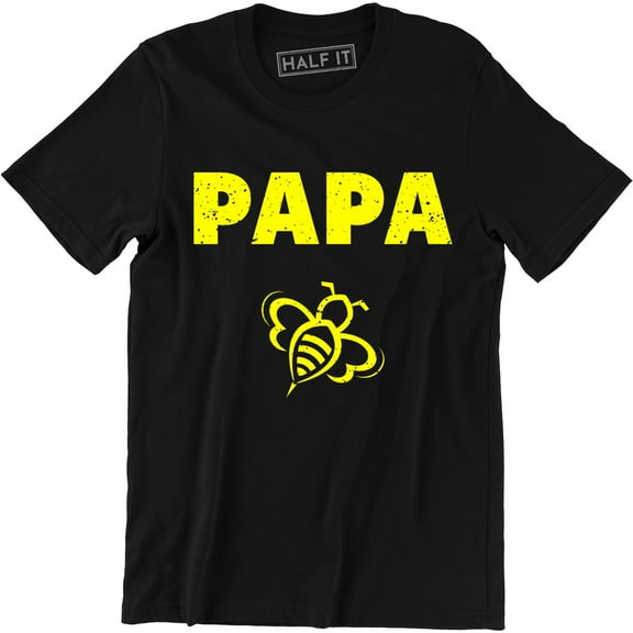 Papa Bee Funny Dad Bees Lover Fathers Day Daddy Men's T-Shirt